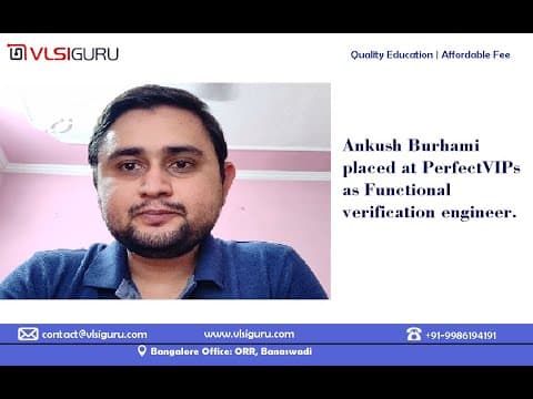 Ankush Burhmi testimonial